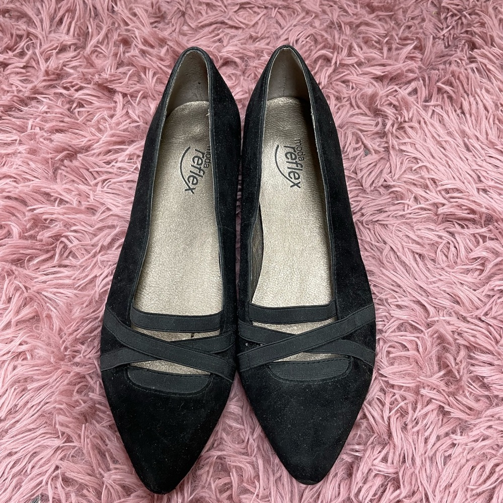 Moda Reflex Brand Dress Flats, Size 7.5